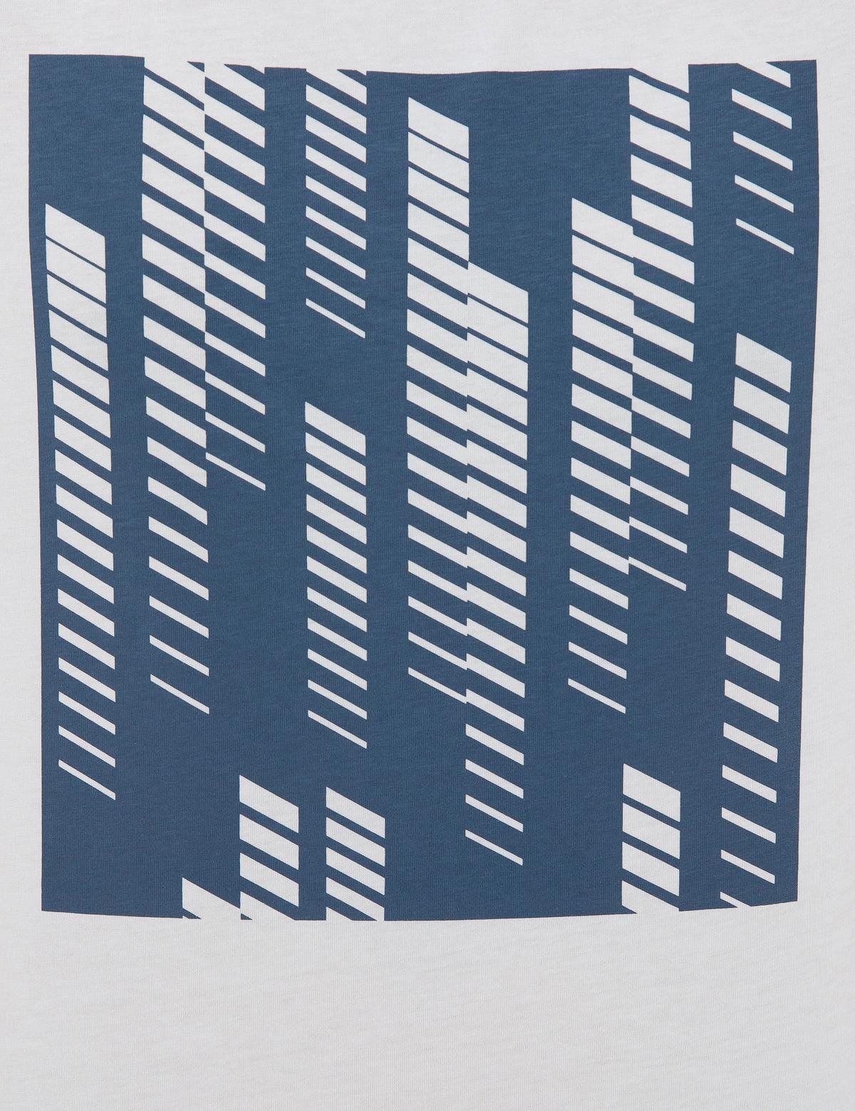 Beyaz Slim Fit Bisiklet Yaka T-Shirt - 50226503008