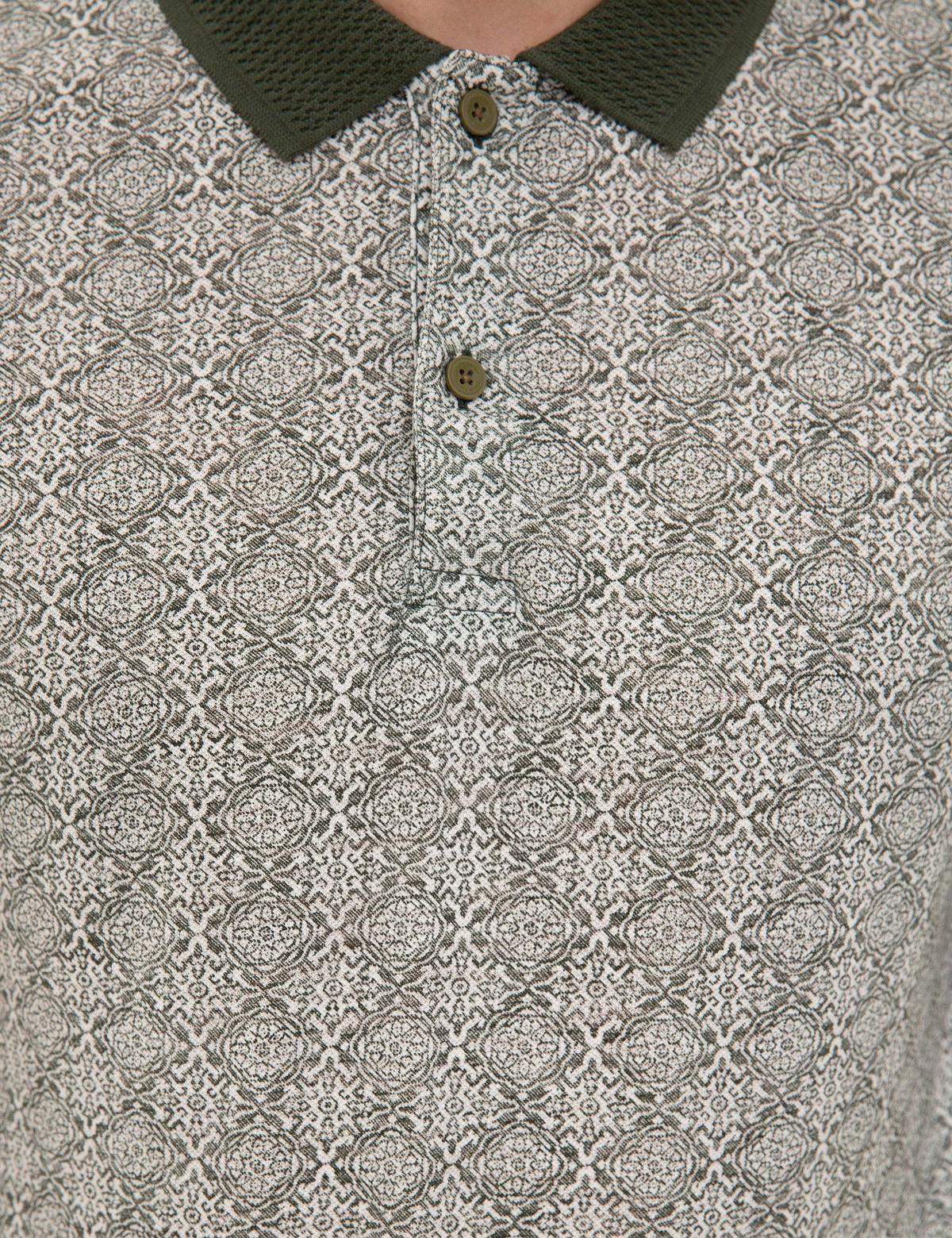 Haki Slim Fit Polo Yaka Tişört - 50224465007