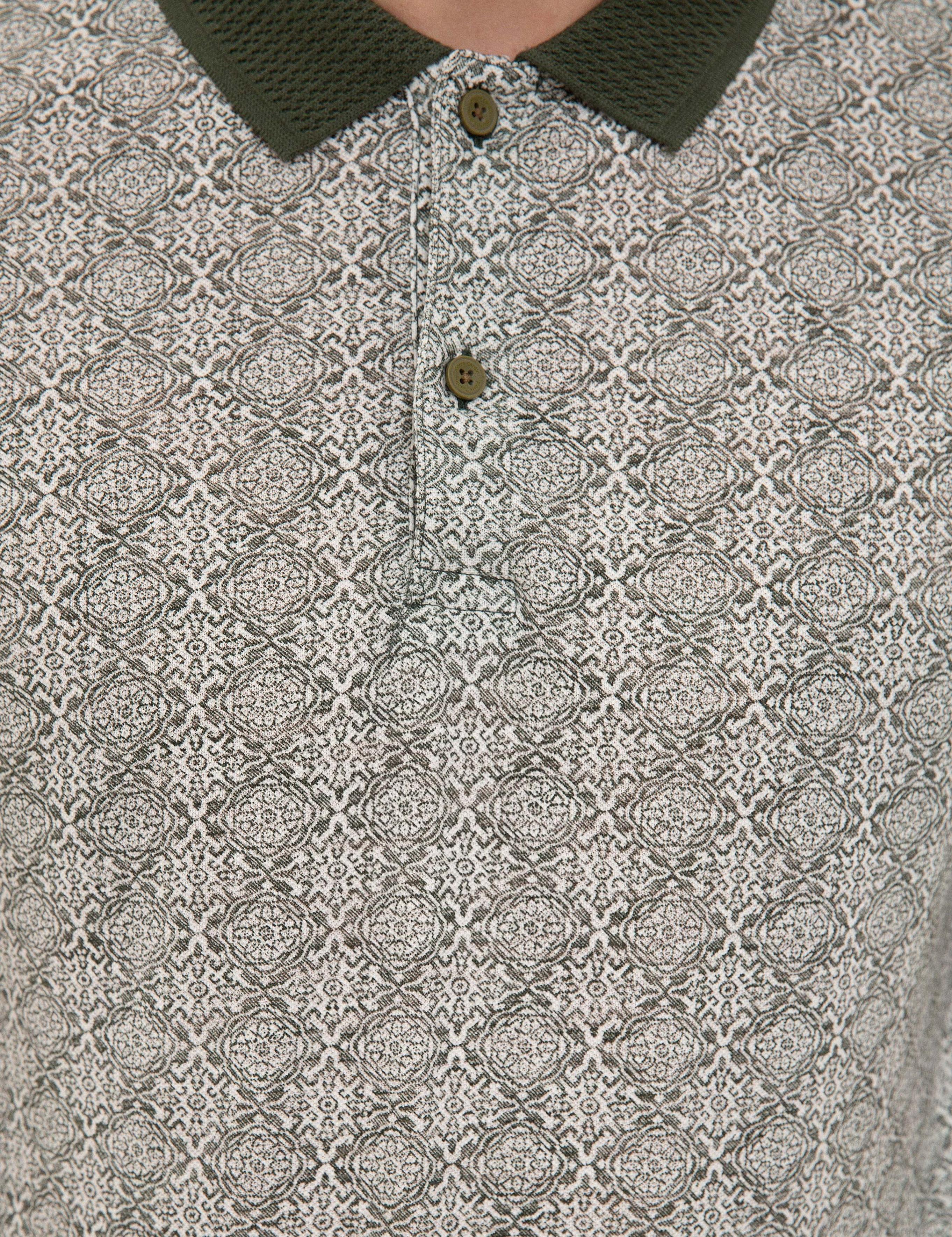 Haki Slim Fit Polo Yaka Tişört