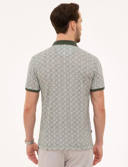 Haki Slim Fit Polo Yaka Tişört - 50224465007