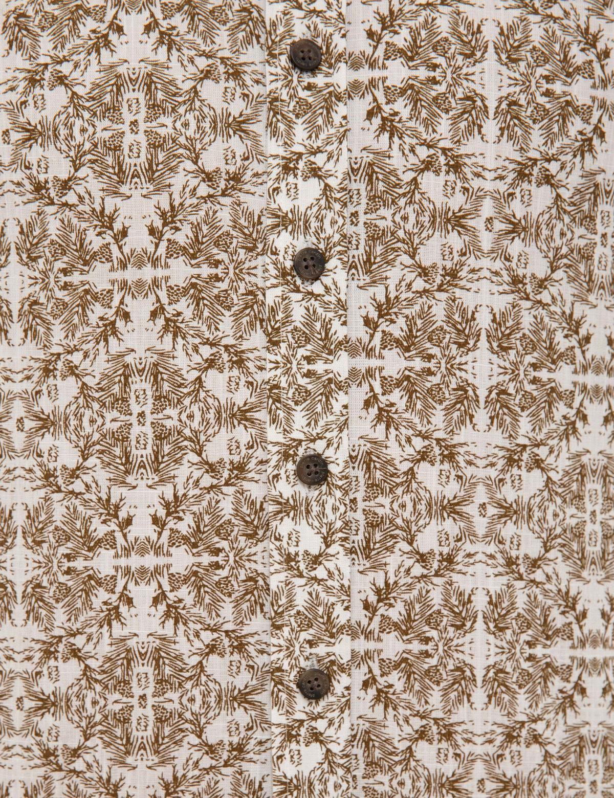 Kahverengi Slim Fit Uzun Kollu Gömlek - 50221431013