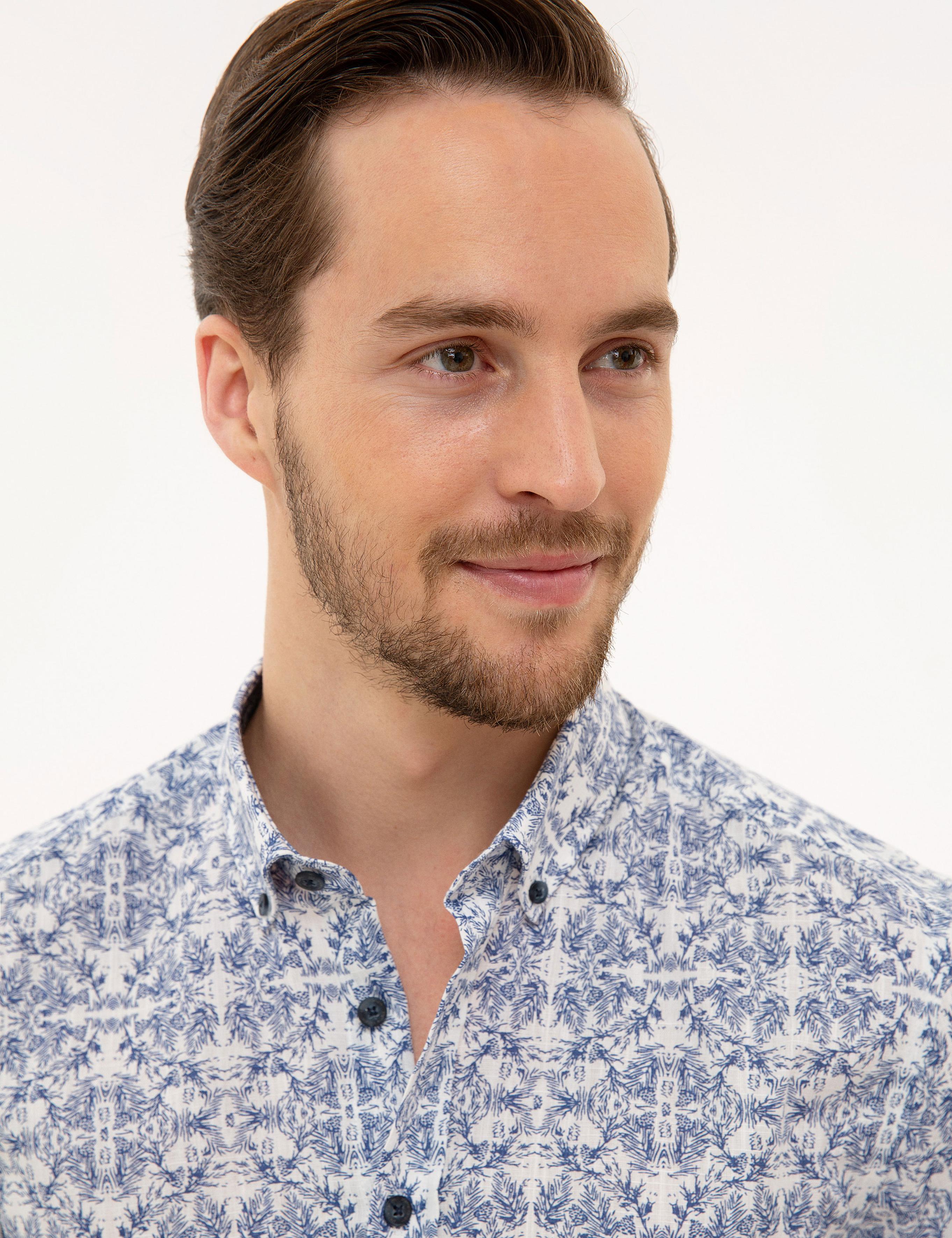 Lacivert Slim Fit Gömlek