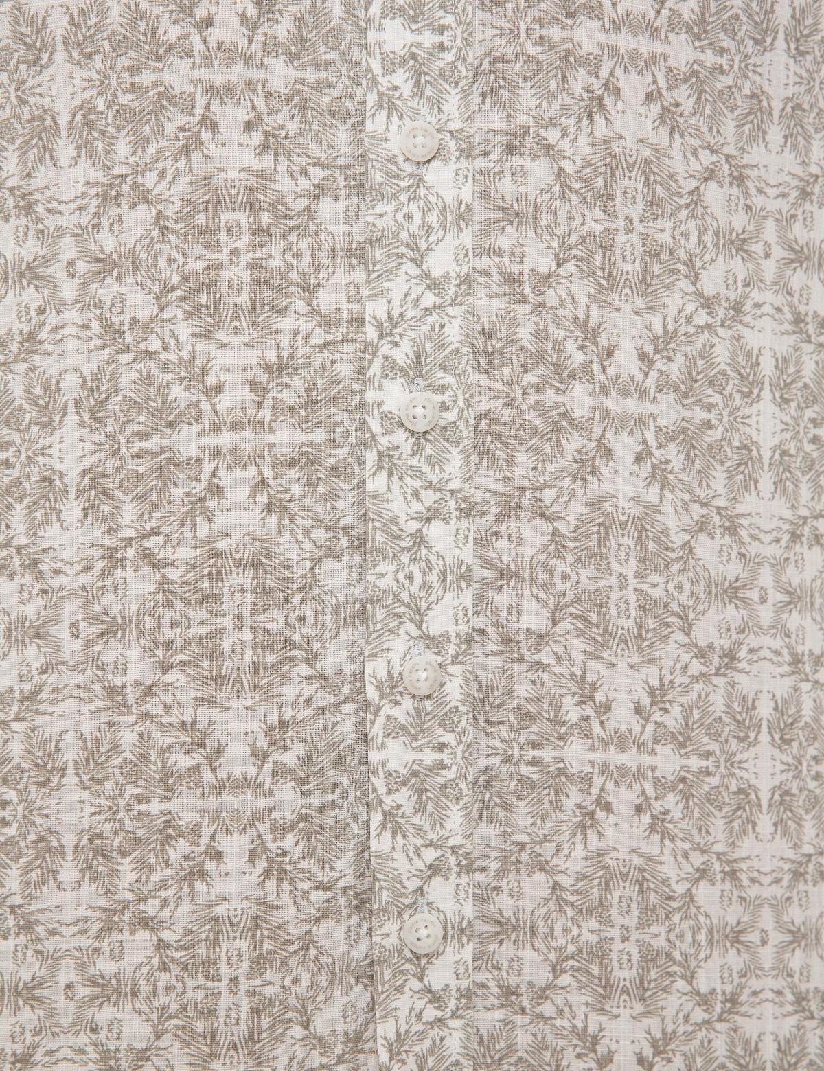 Koyu Gri Slim Fit Gömlek - 50221431027