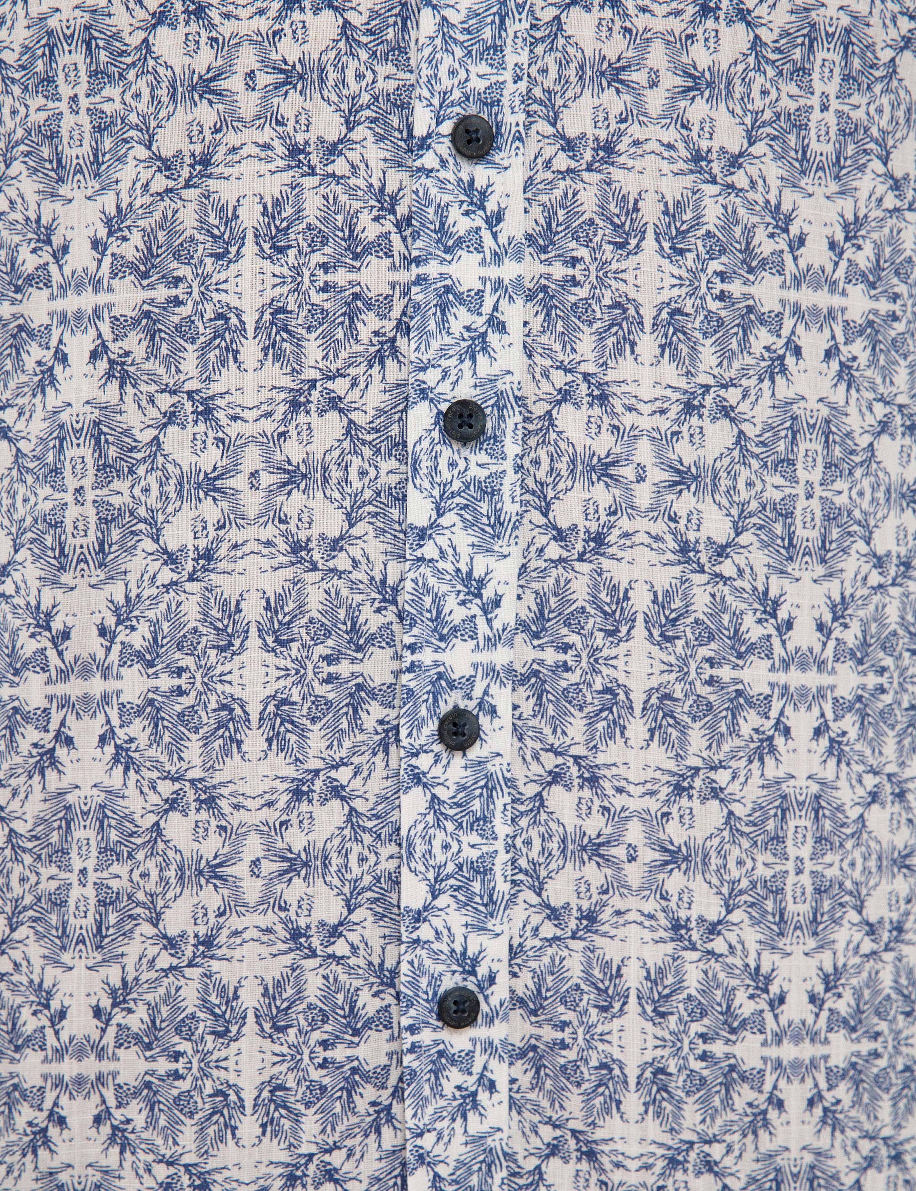 Lacivert Slim Fit Uzun Kollu Gömlek - Image 6