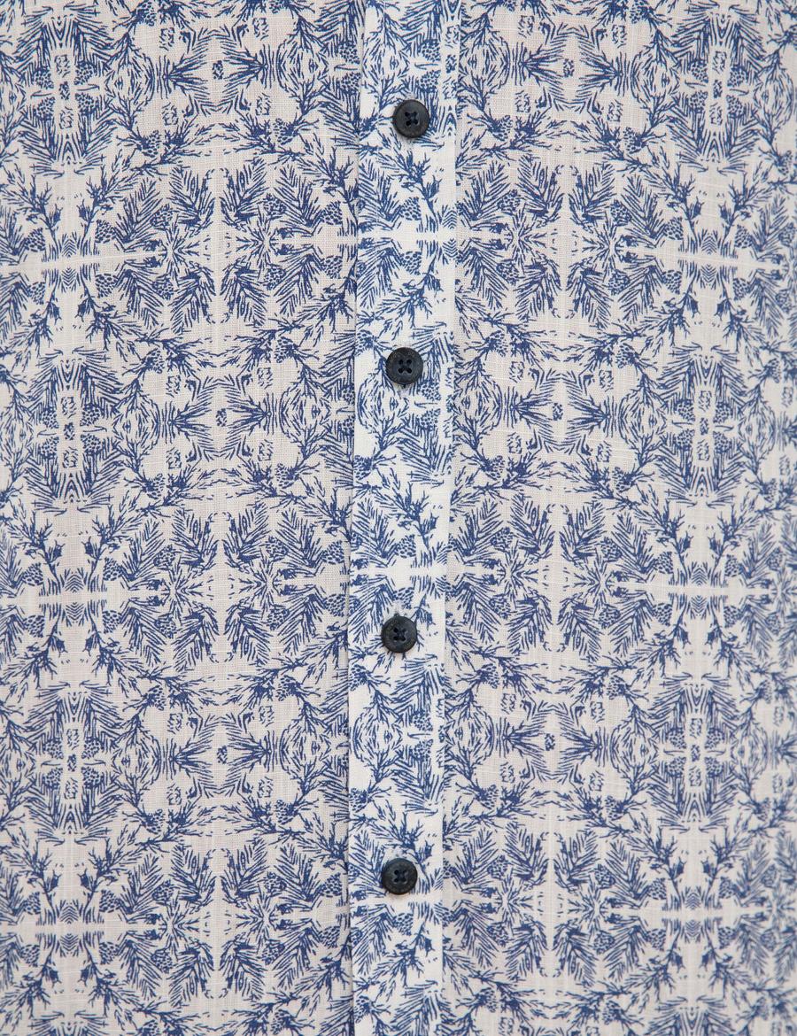 Lacivert Slim Fit Gömlek