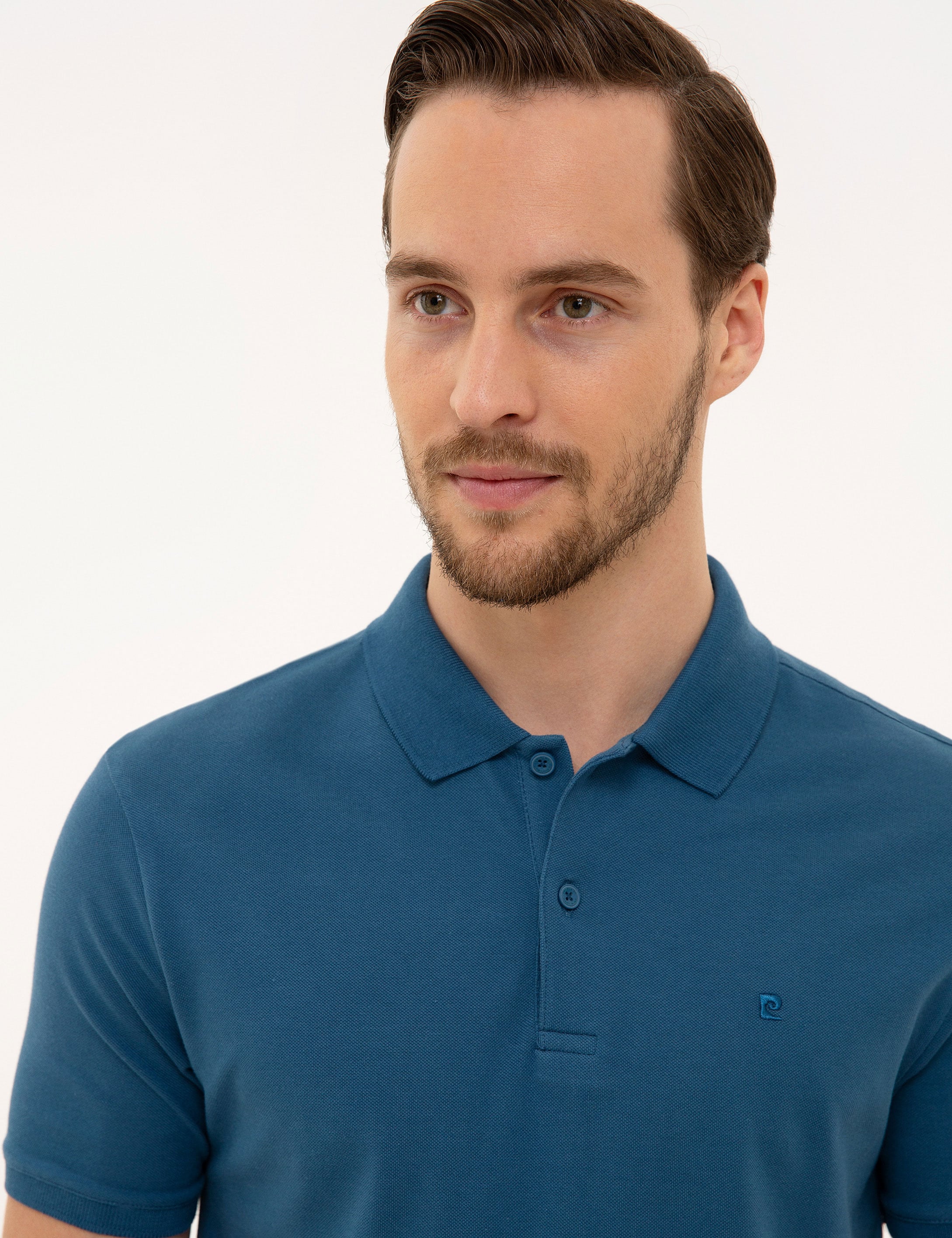 Mavi Slim Fit Polo Yaka Basic Tişört