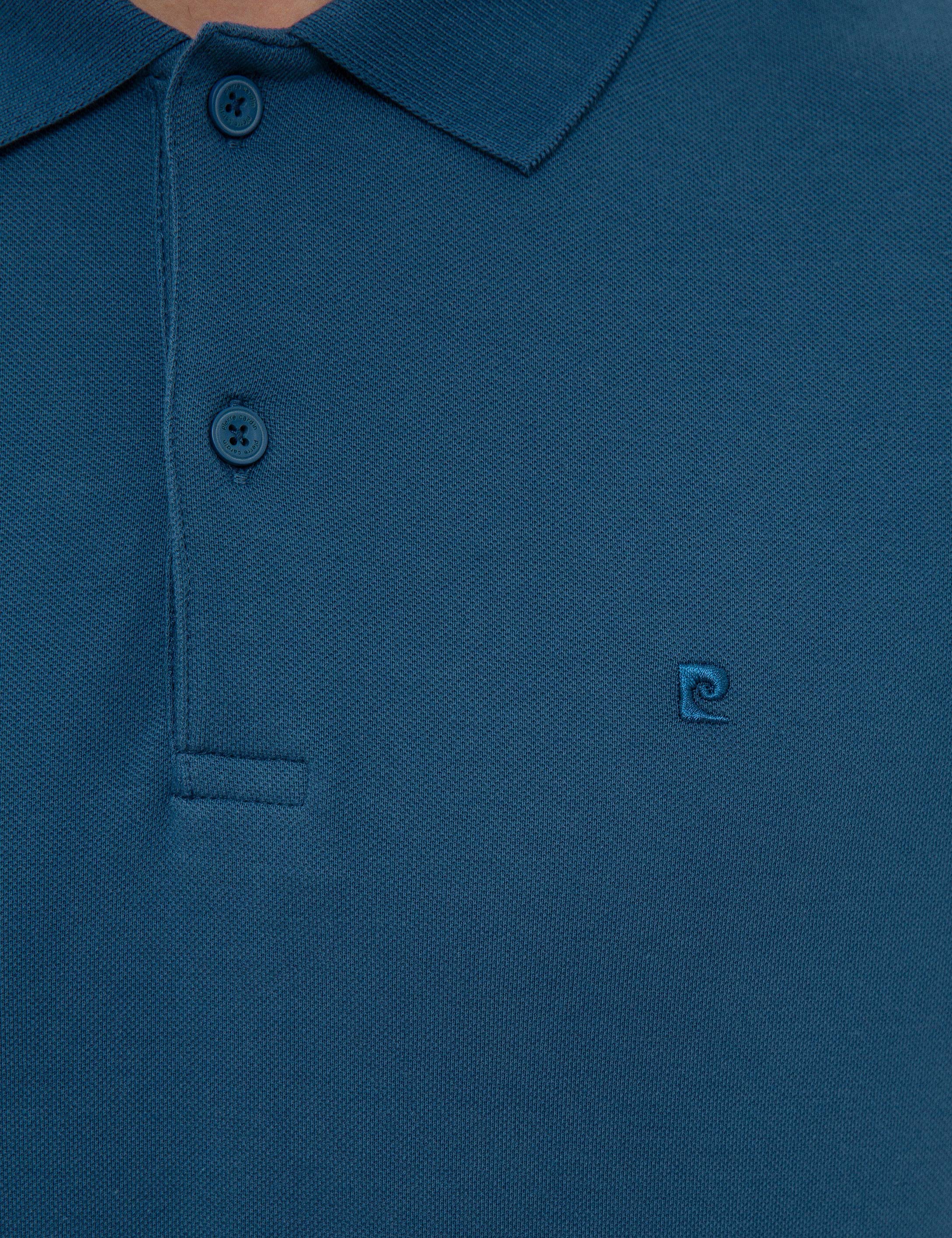 Mavi Slim Fit Polo Yaka Basic Tişört