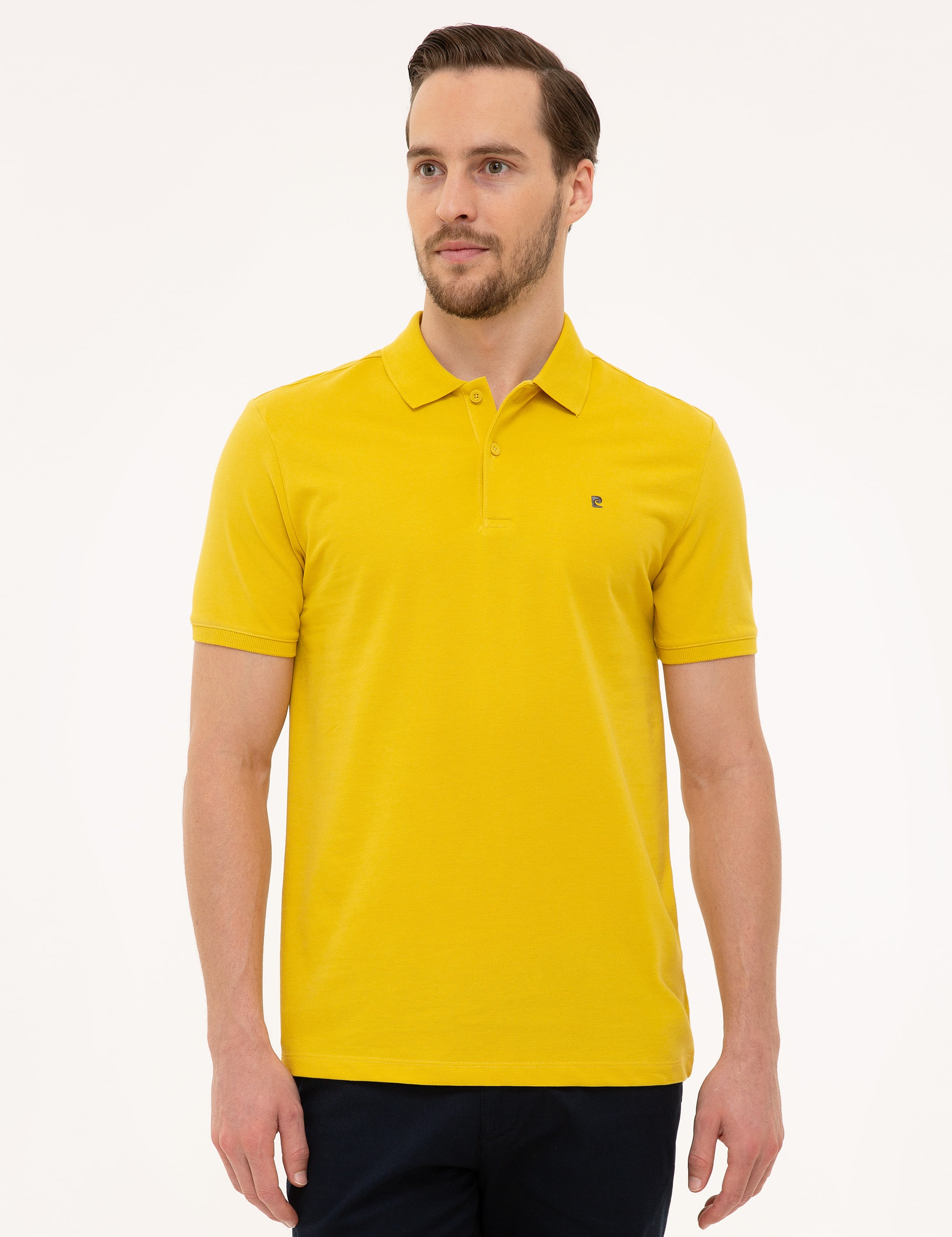 Safran Slim Fit Basic Polo Yaka T-Shirt