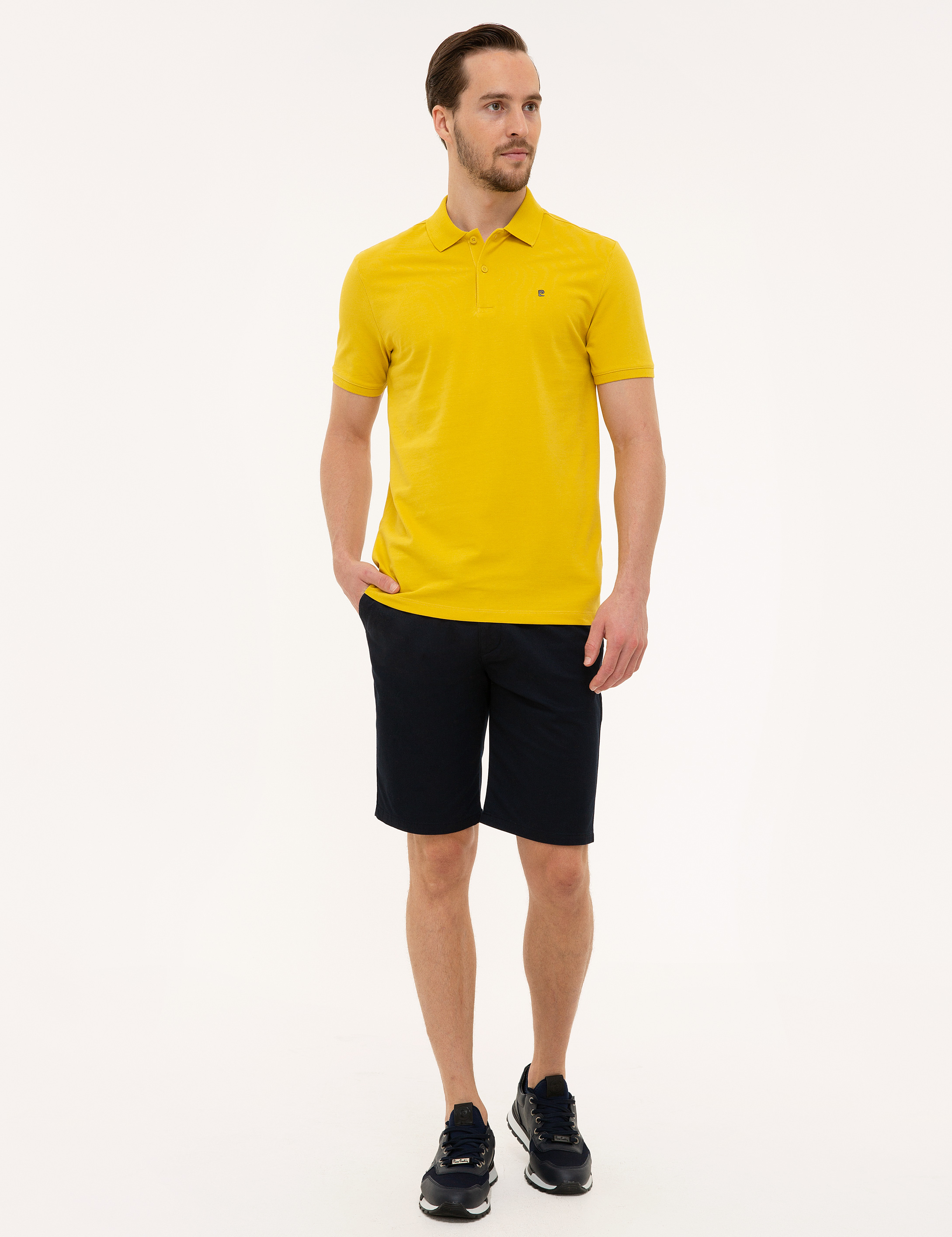 Safran Slim Fit Basic Polo Yaka T-Shirt - Image 5