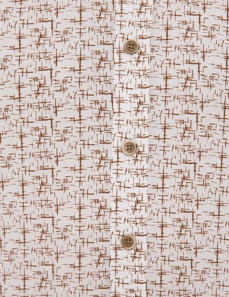 Kahverengi Slim Fit Gömlek - 50227387019