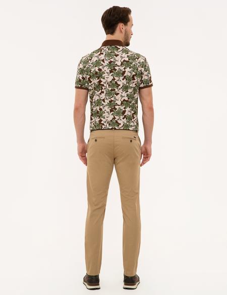 Camel Slim Fit Kanvas Pantolon - 50223107096