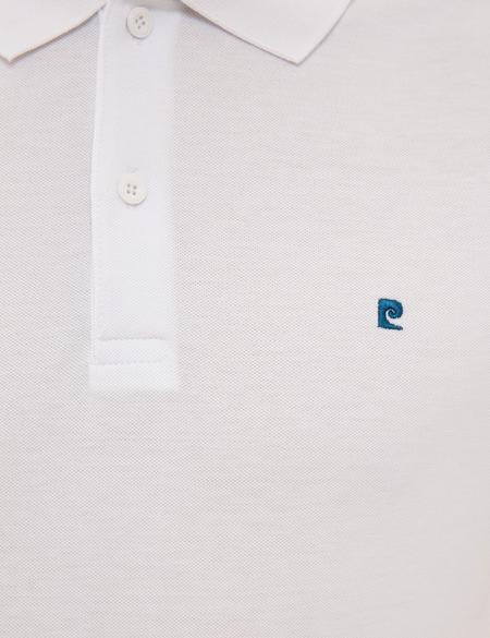 Beyaz Slim Fit Basic Polo Yaka T-Shirt - 50225515004