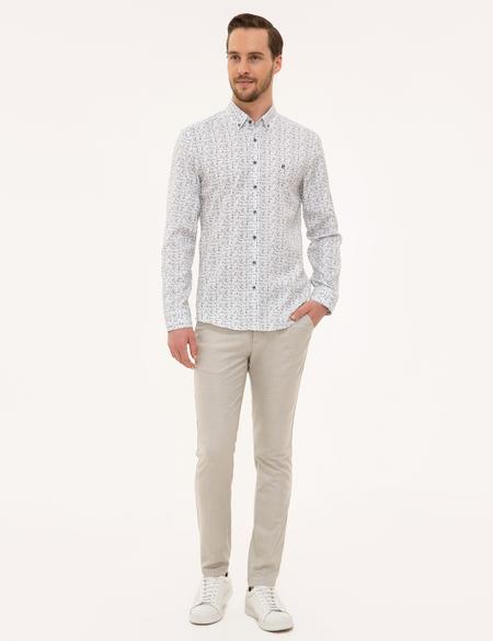 Antrasit Slim Fit Gömlek - 50227387014