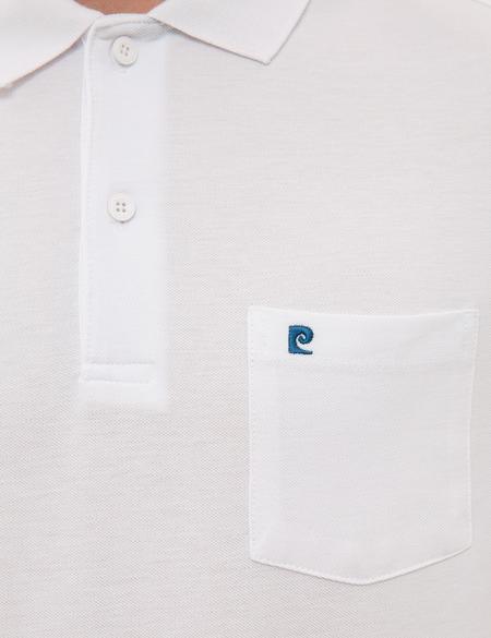 Beyaz Regular Fit Basic Polo Yaka T-Shirt - 50225513001