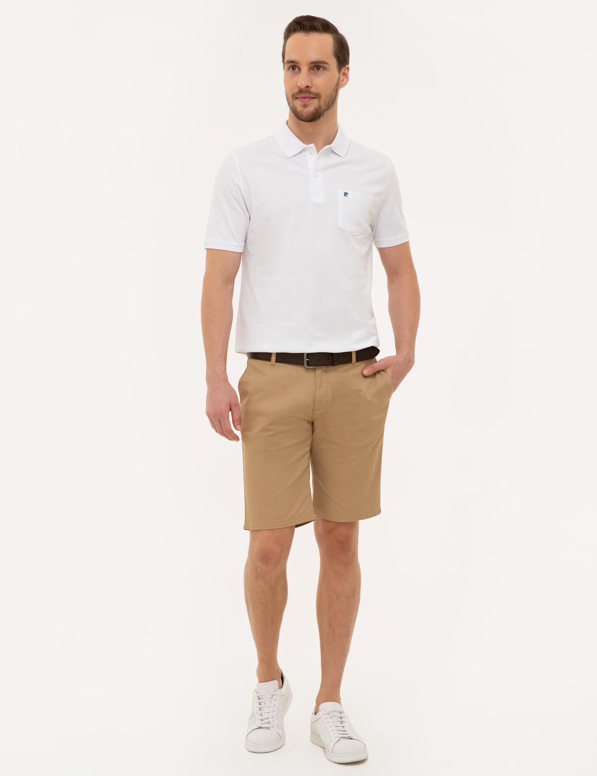 Beyaz Regular Fit Basic Polo Yaka T-Shirt - 50225513001