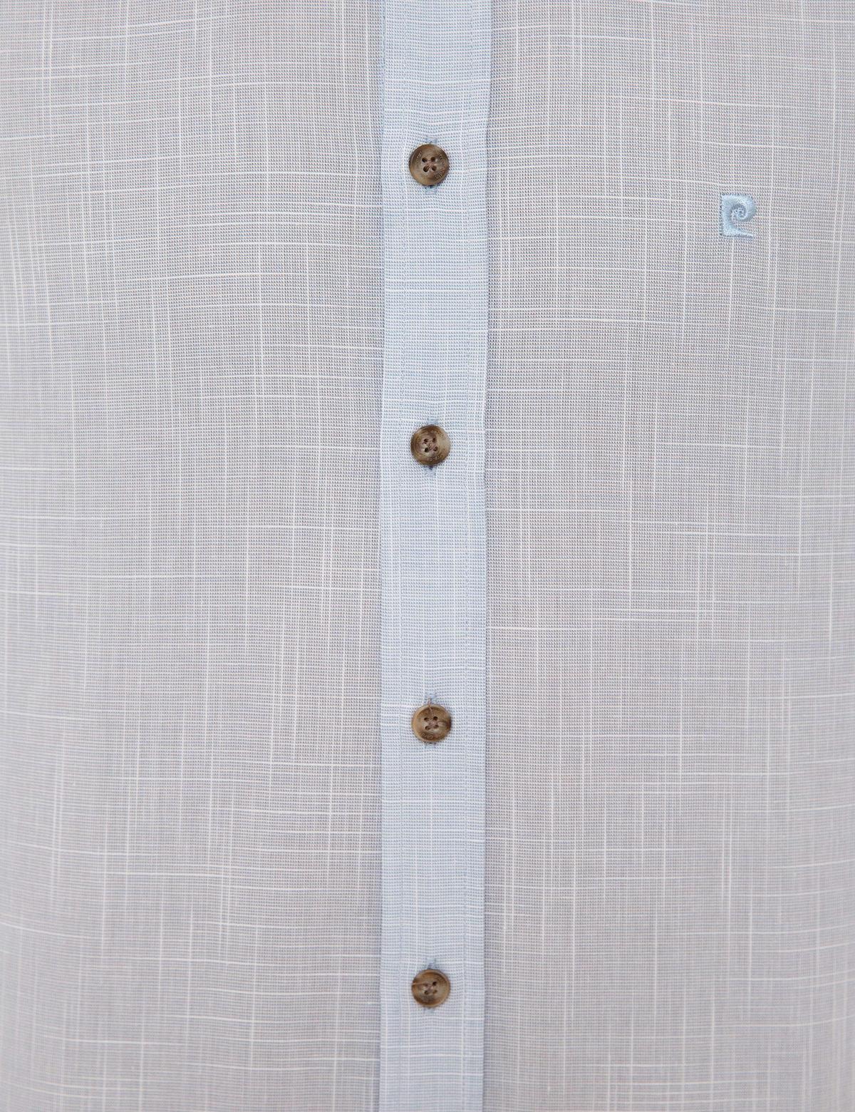 Açık Mavi Slim Fit Uzun Kollu Gömlek - 50227444006