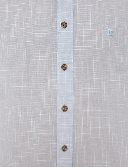 Açık Mavi Slim Fit Uzun Kollu Gömlek - 50227444006