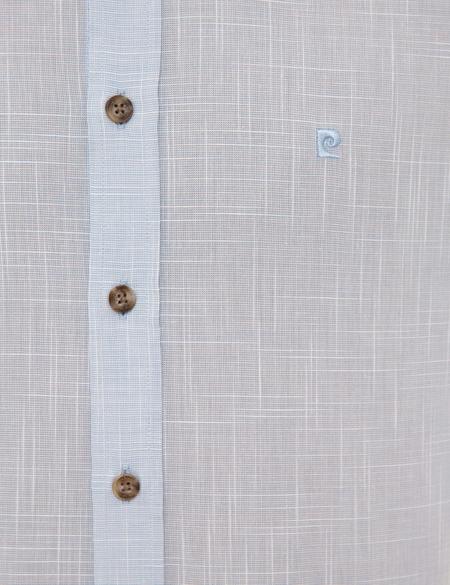 Açık Mavi Slim Fit Uzun Kollu Gömlek - 50227444006