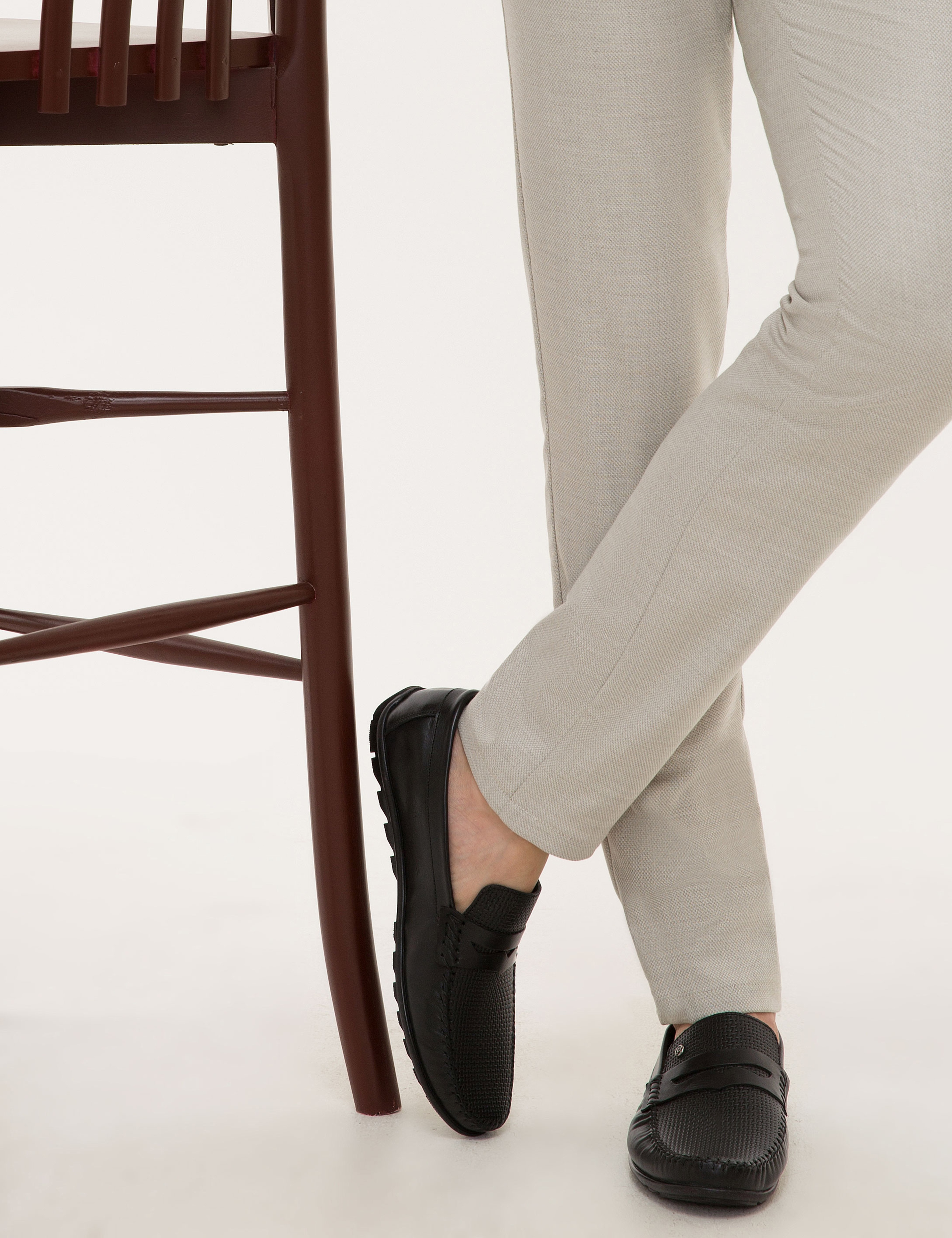 Siyah Loafer Ayakkabı - Image 1