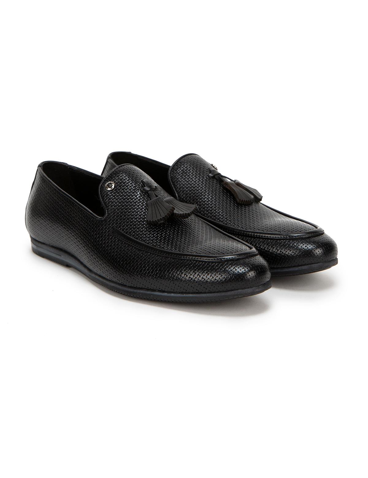 Siyah Loafer Ayakkabı - 50231393013