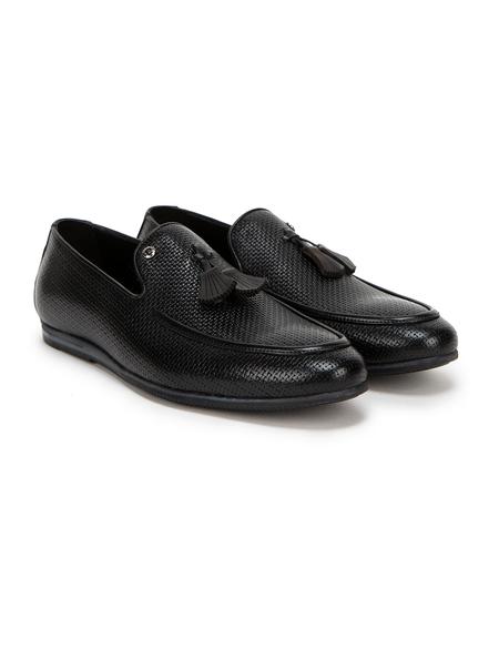 Siyah Loafer Ayakkabı - 50231393013