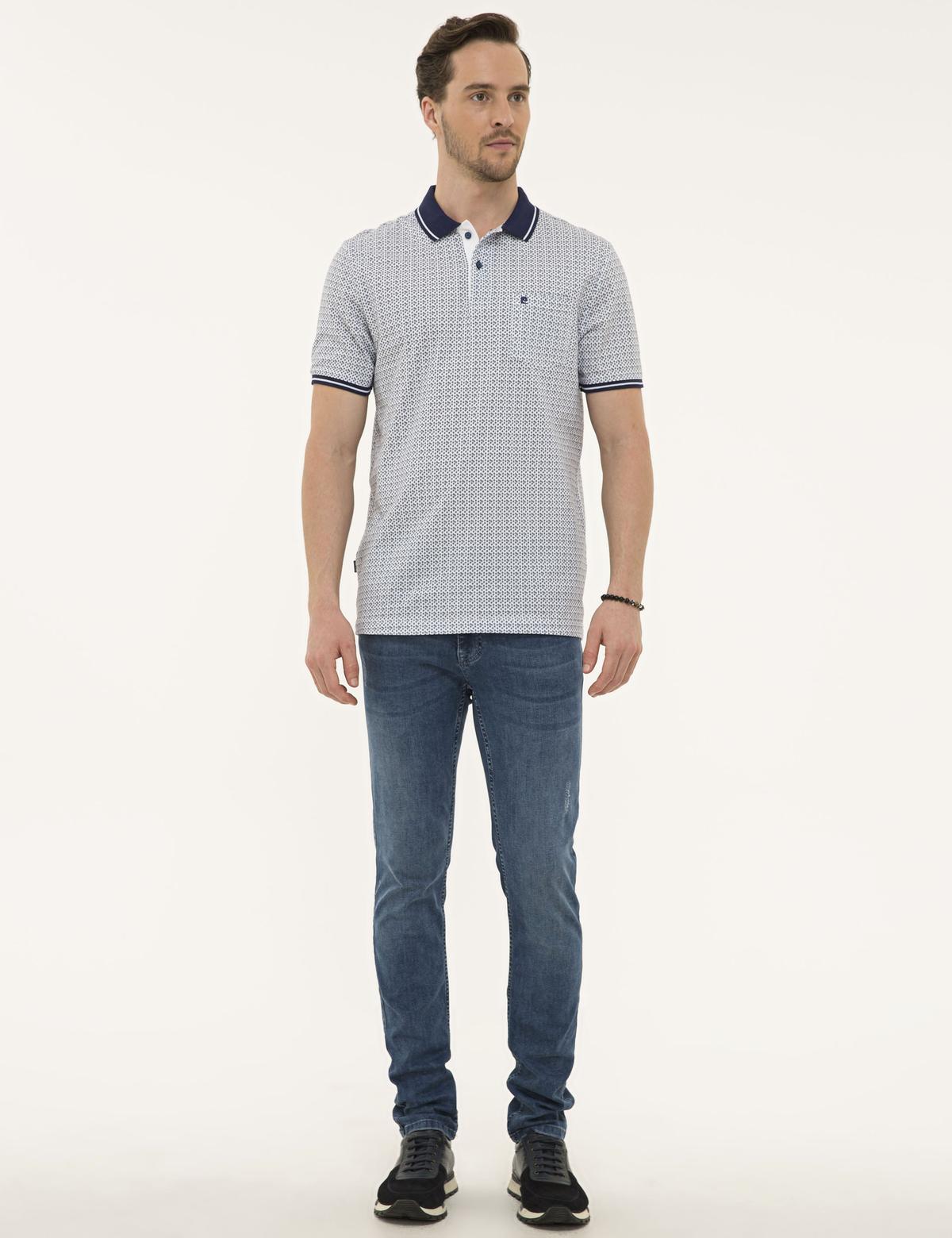 Beyaz Regular Fit Polo Yaka T-Shirt - 50221422010