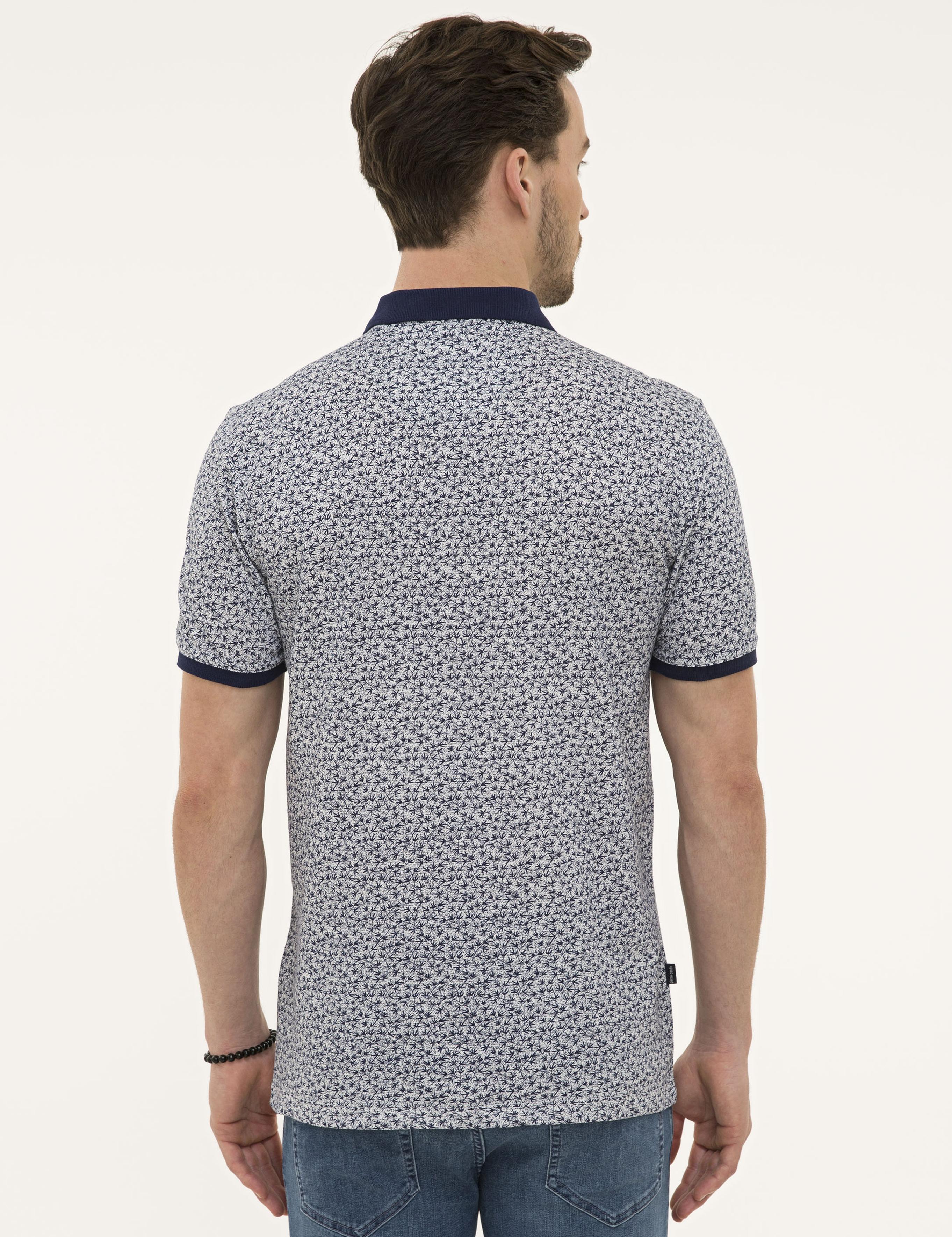 Lacivert Regular Fit Polo Yaka T-Shirt