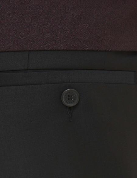 Bordo Yelekli Damatlık Smokin - 50224037047