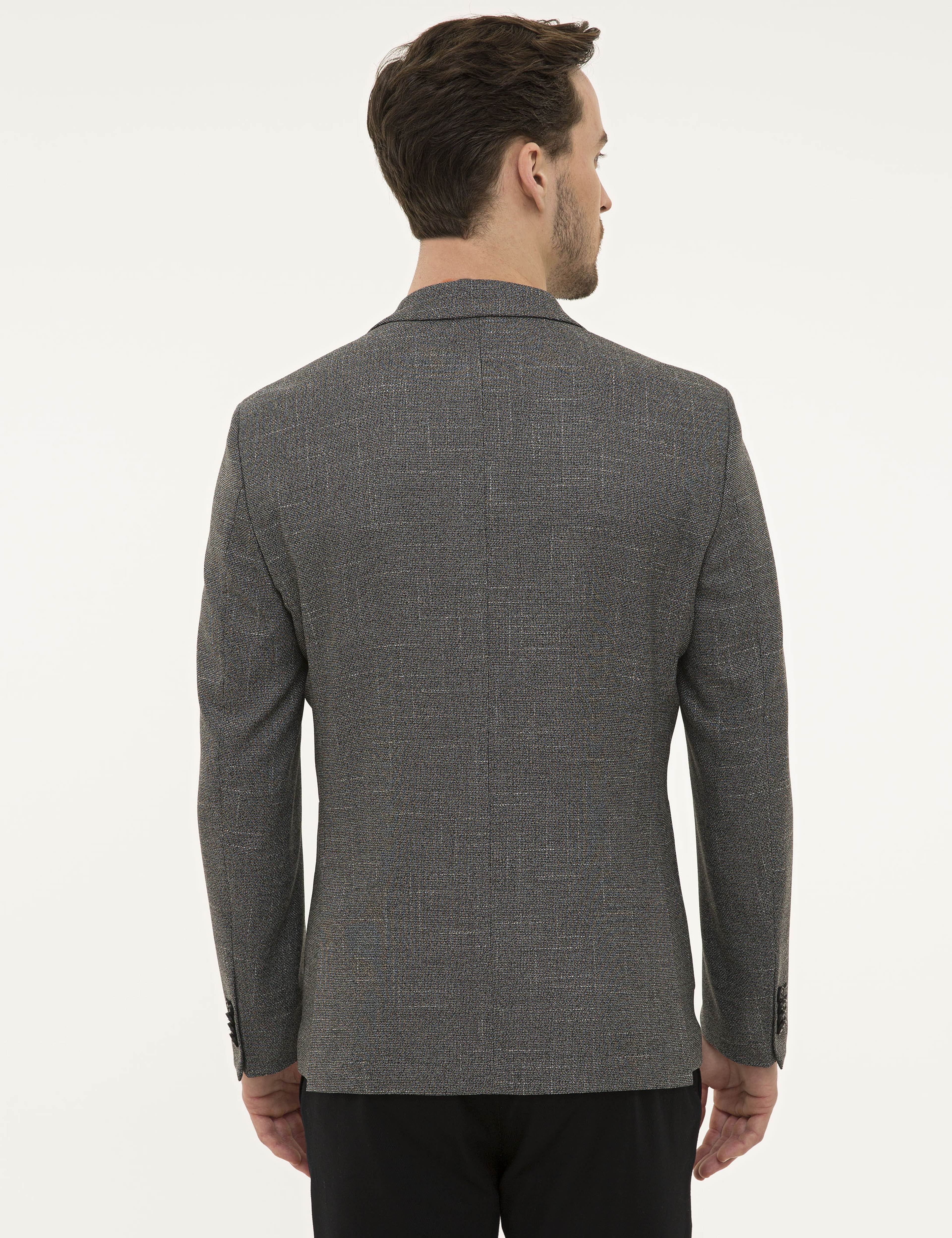 Füme Slim Fit Ceket