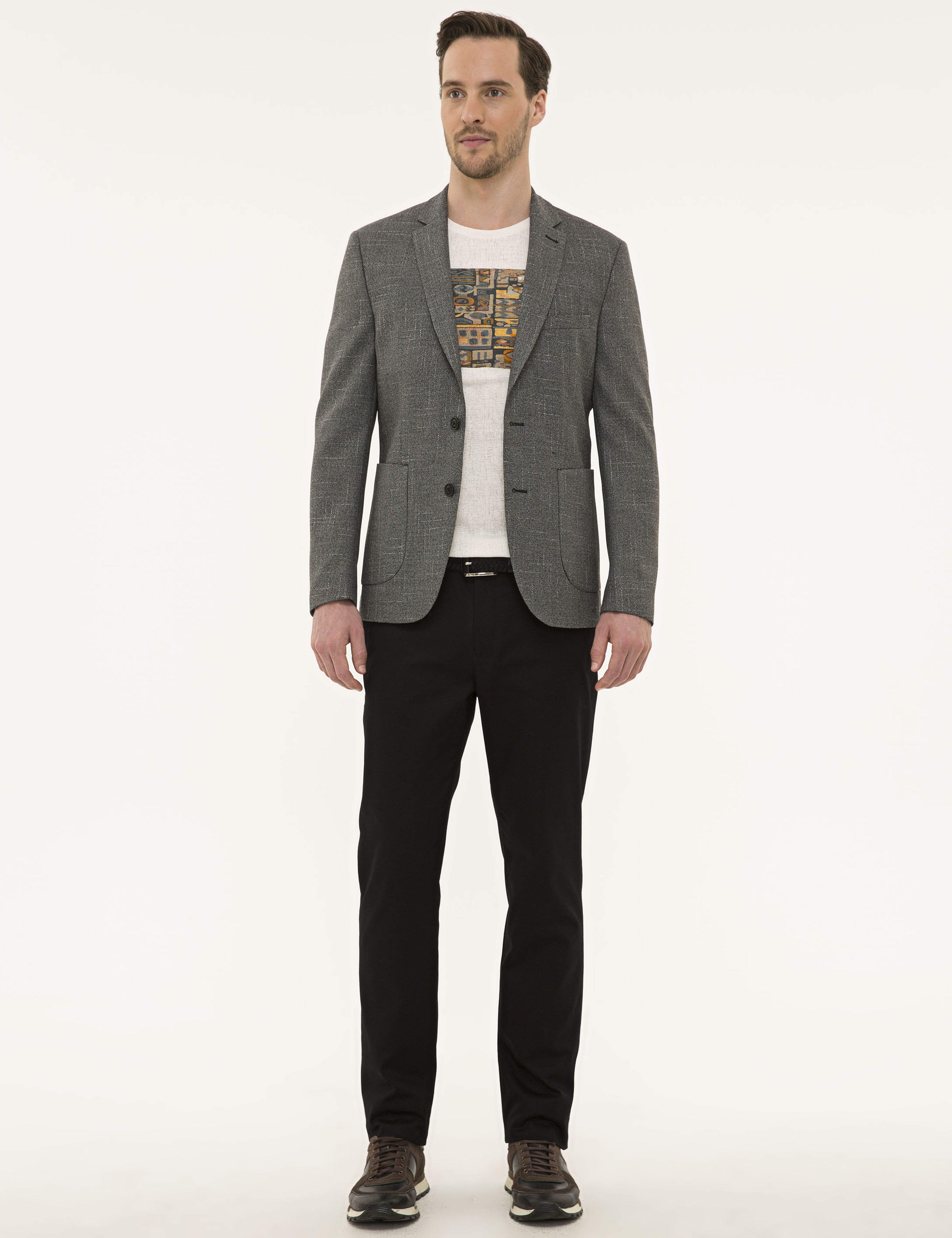 Füme Slim Fit Ceket - Image 5