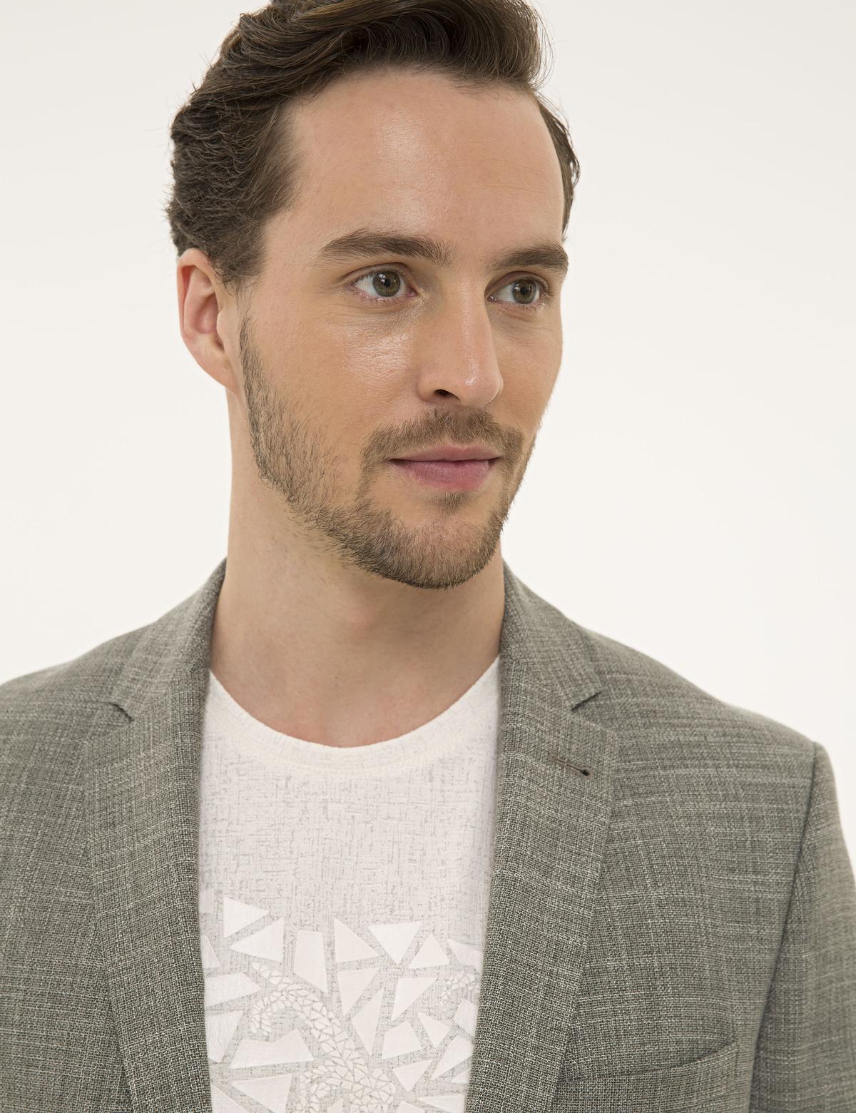 Yeşil Slim Fit Ceket - 50229785011