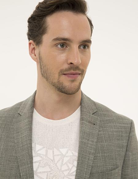 Yeşil Slim Fit Ceket - 50229785011