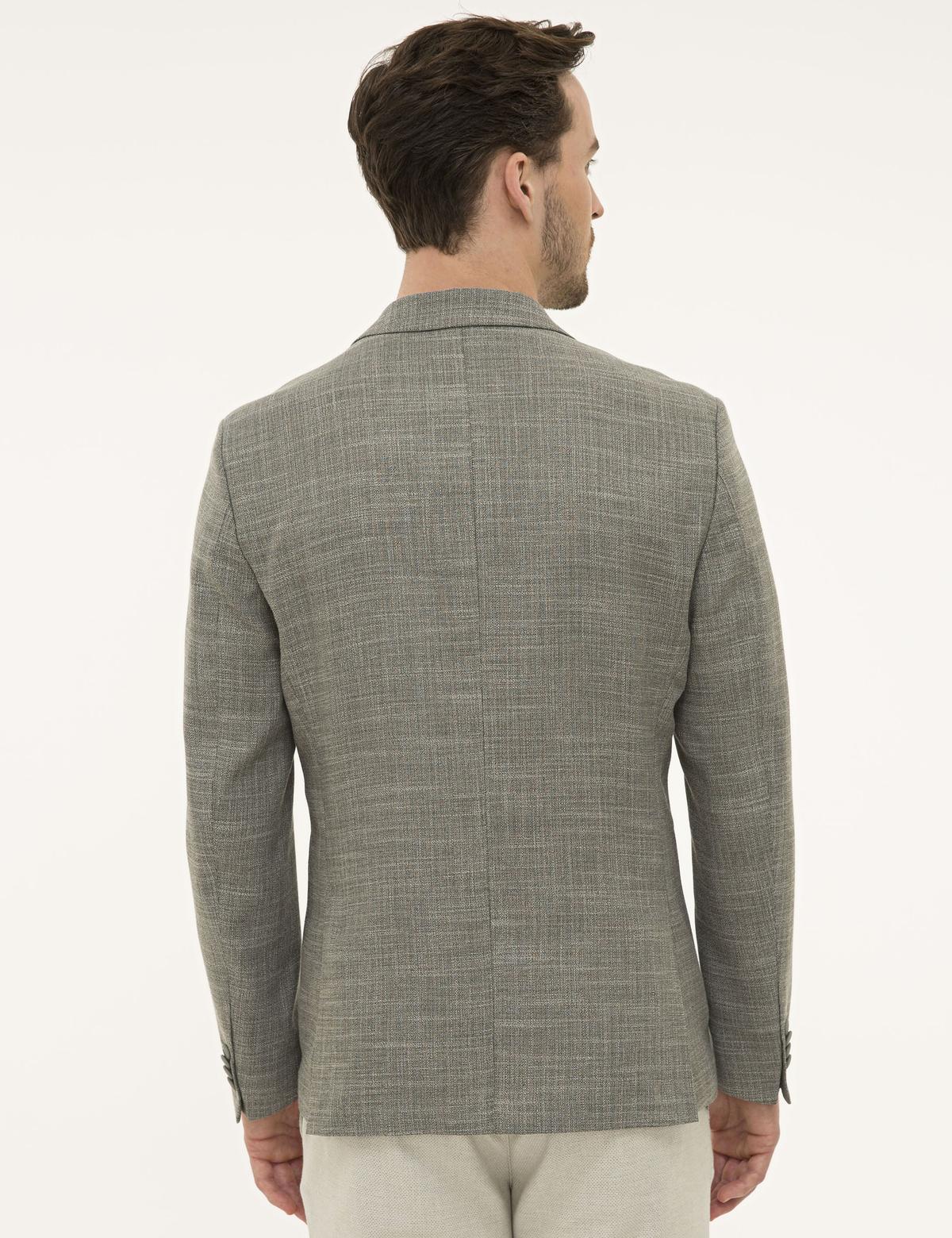 Yeşil Slim Fit Ceket - 50229785011