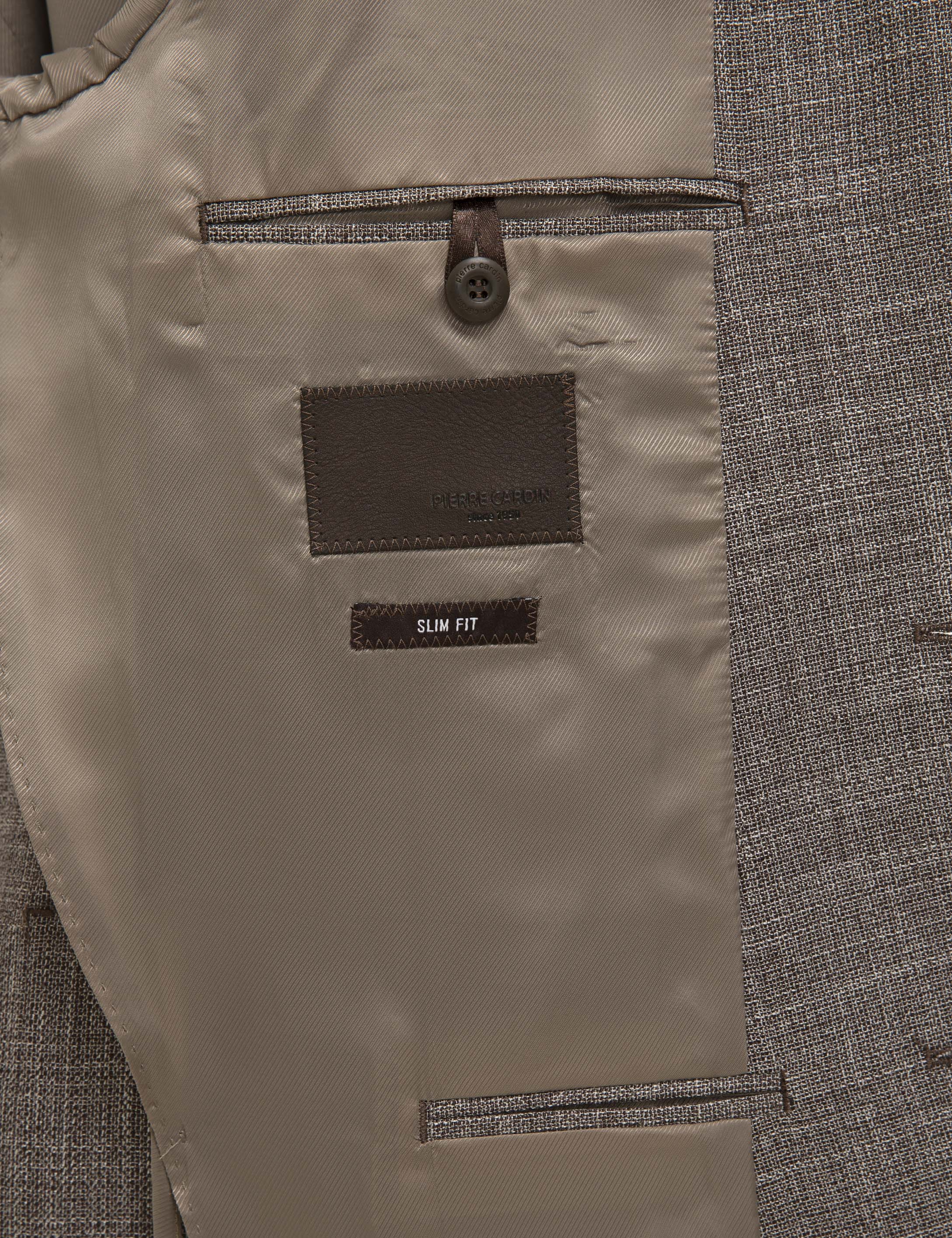 Açık Kahverengi Slim Fit Ceket