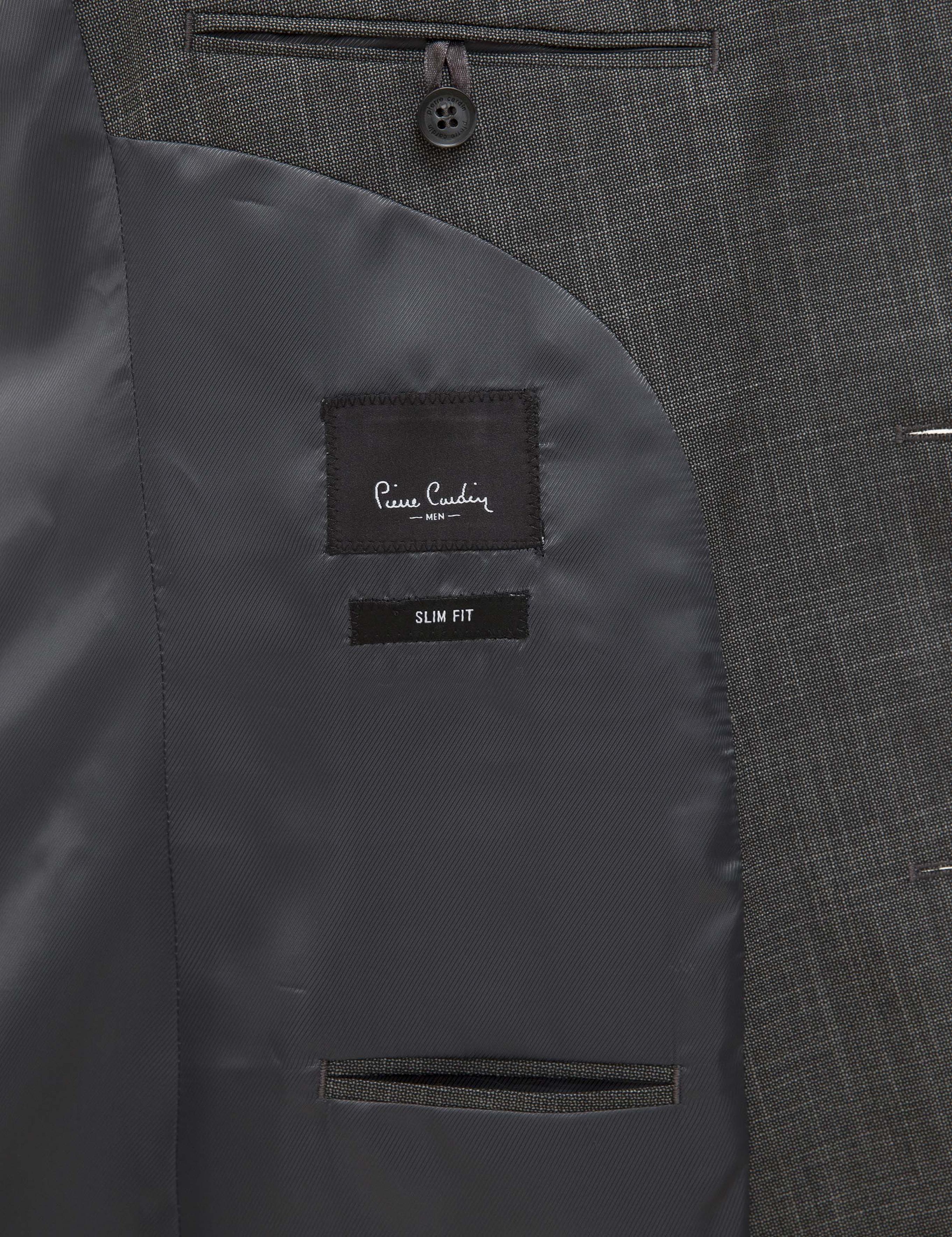 Füme Slim Fit Takım Elbise