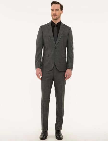 Füme Slim Fit Takım Elbise - 50229798005