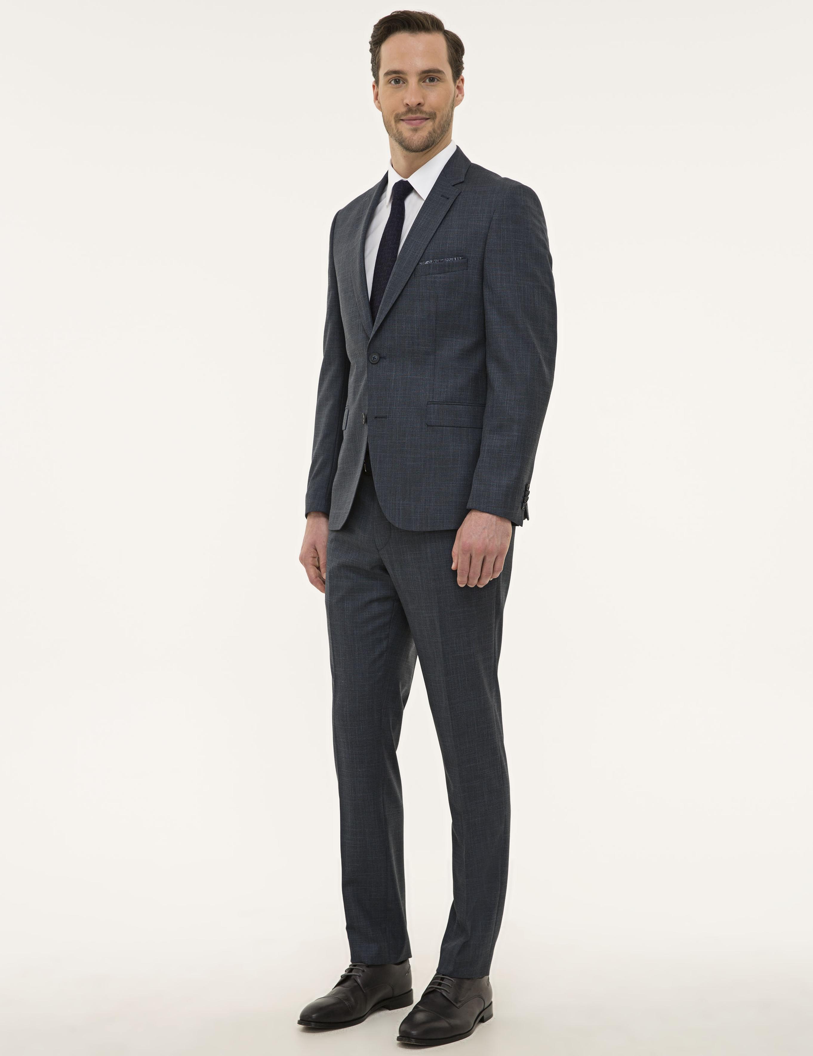 Lacivert Slim Fit Takım Elbise