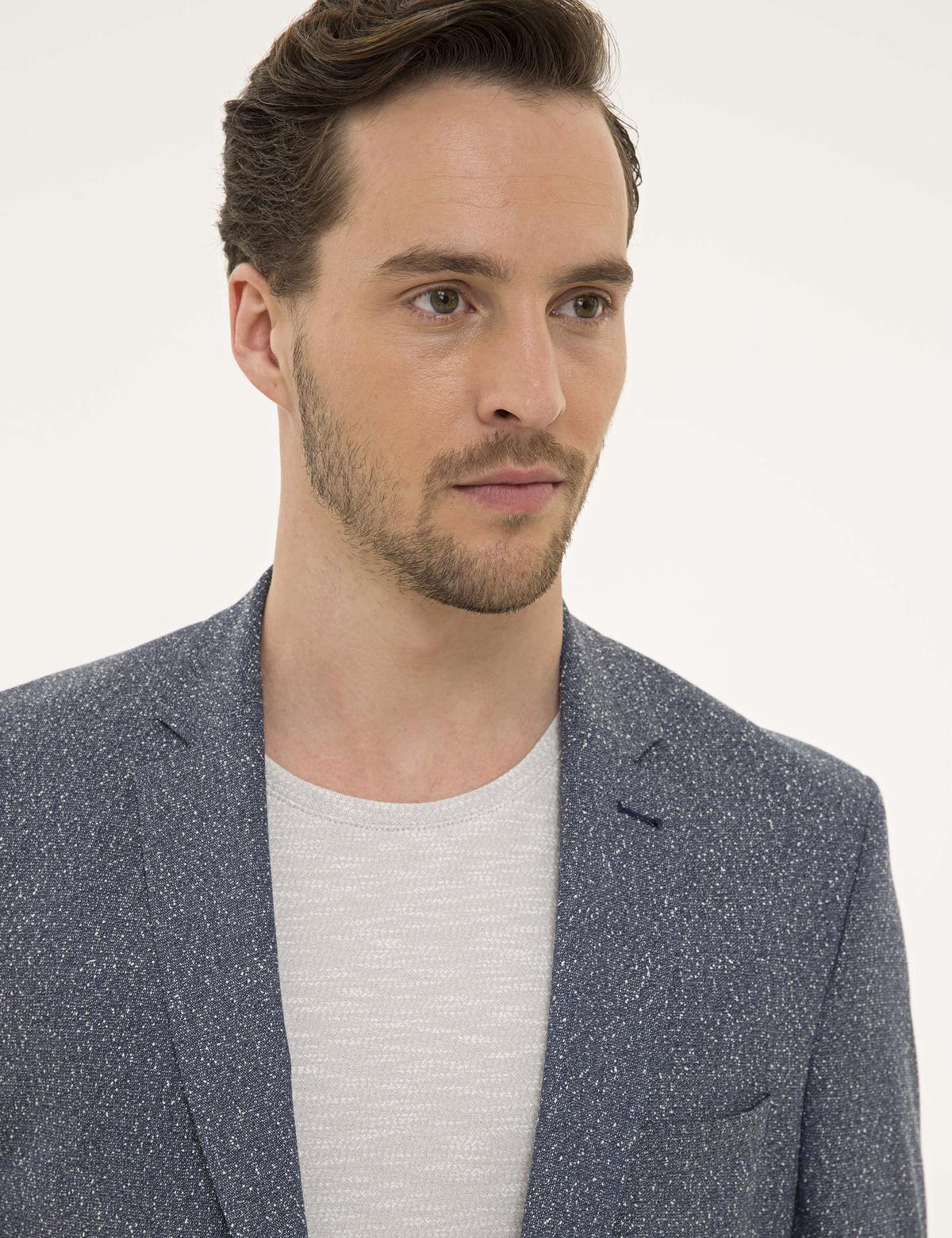 Koyu Mavi Slim Fit Ceket - 50230061011