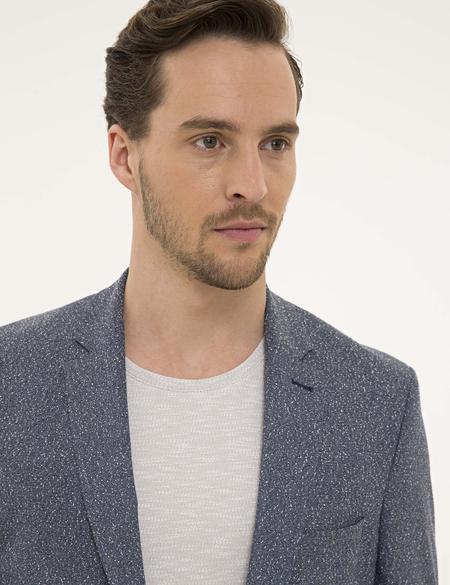 Koyu Mavi Slim Fit Ceket - 50230061011