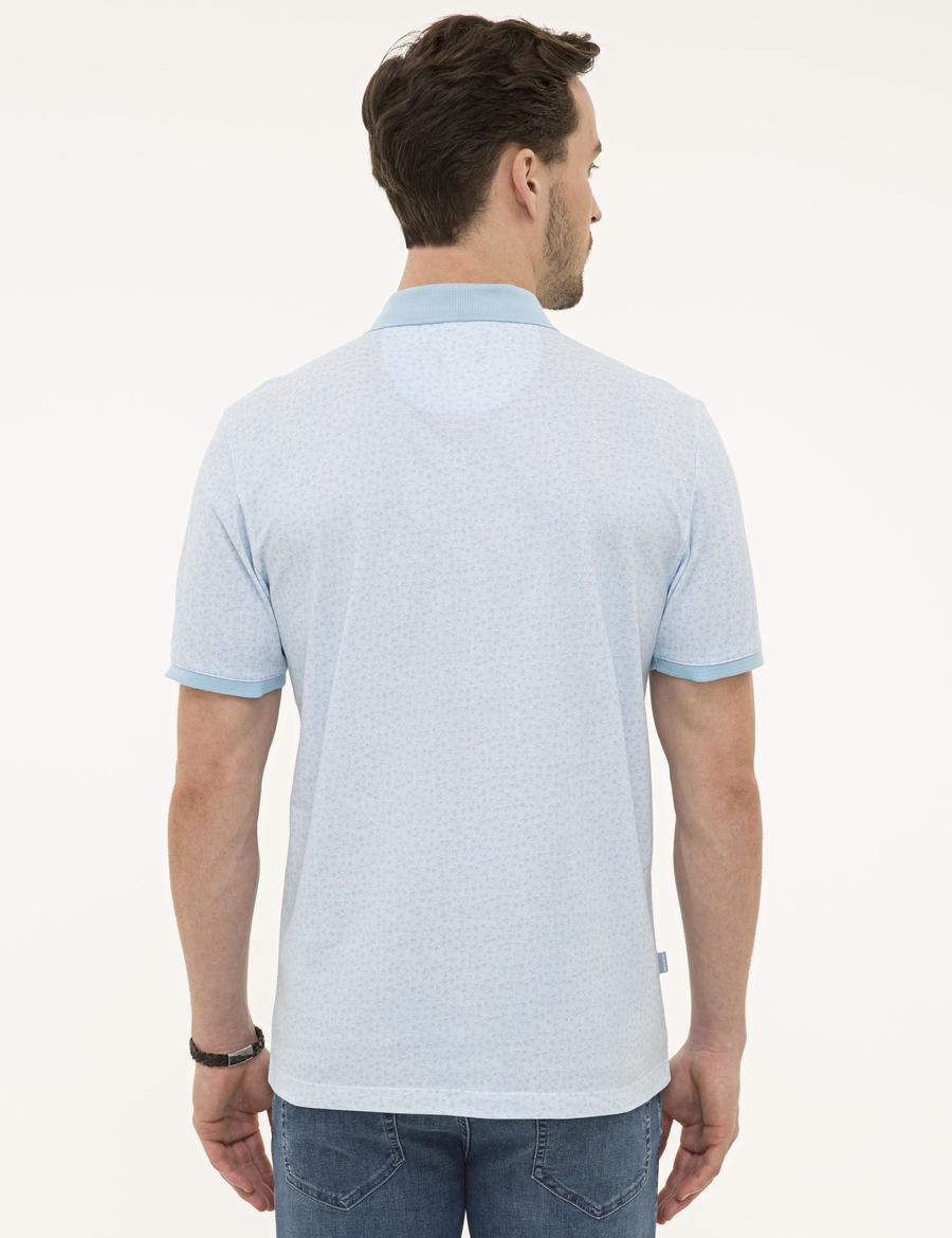 Açık Mavi Regular Fit Polo Yaka T-Shirt