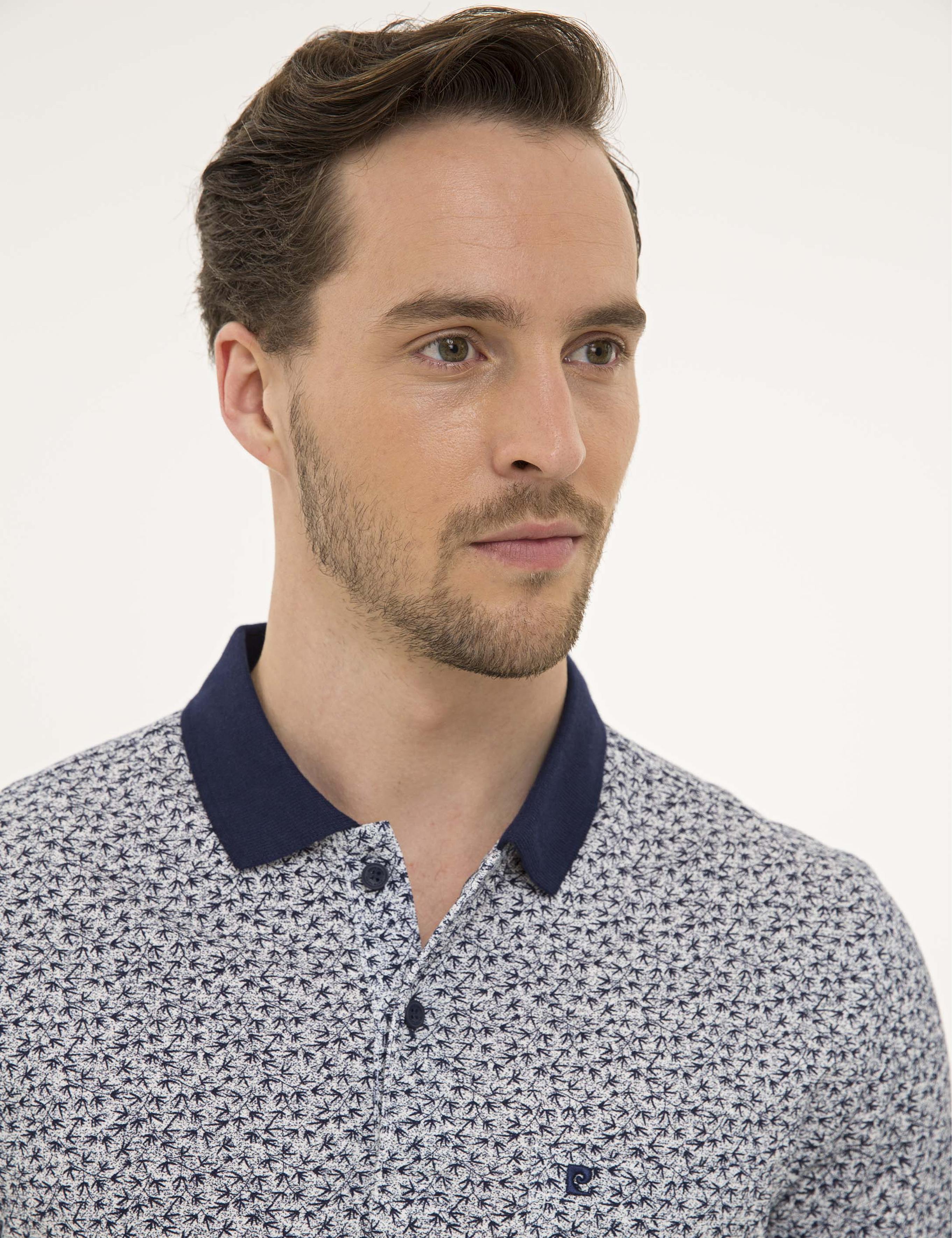 Lacivert Regular Fit Polo Yaka T-Shirt