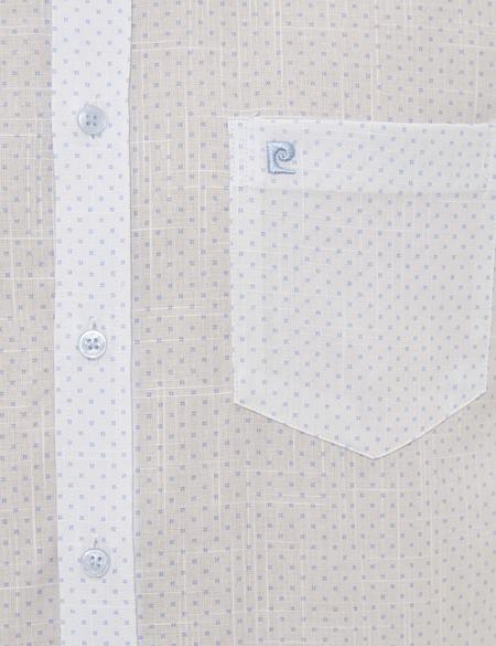 Beyaz Regular Fit Kısa Kollu Gömlek - 50227437004