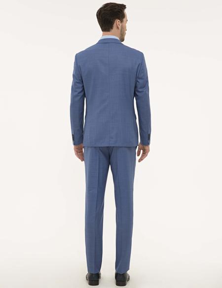 Mavi Slim Fit Takım Elbise - 50229846002