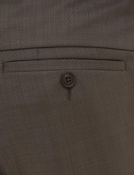 Açık Kahverengi Slim Fit Takım Elbise - 50229846044
