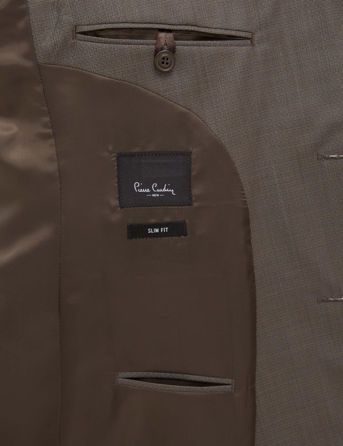 Açık Kahverengi Slim Fit Takım Elbise - 50229846044