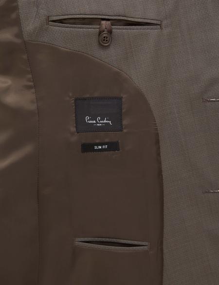 Açık Kahverengi Slim Fit Takım Elbise - 50229846044