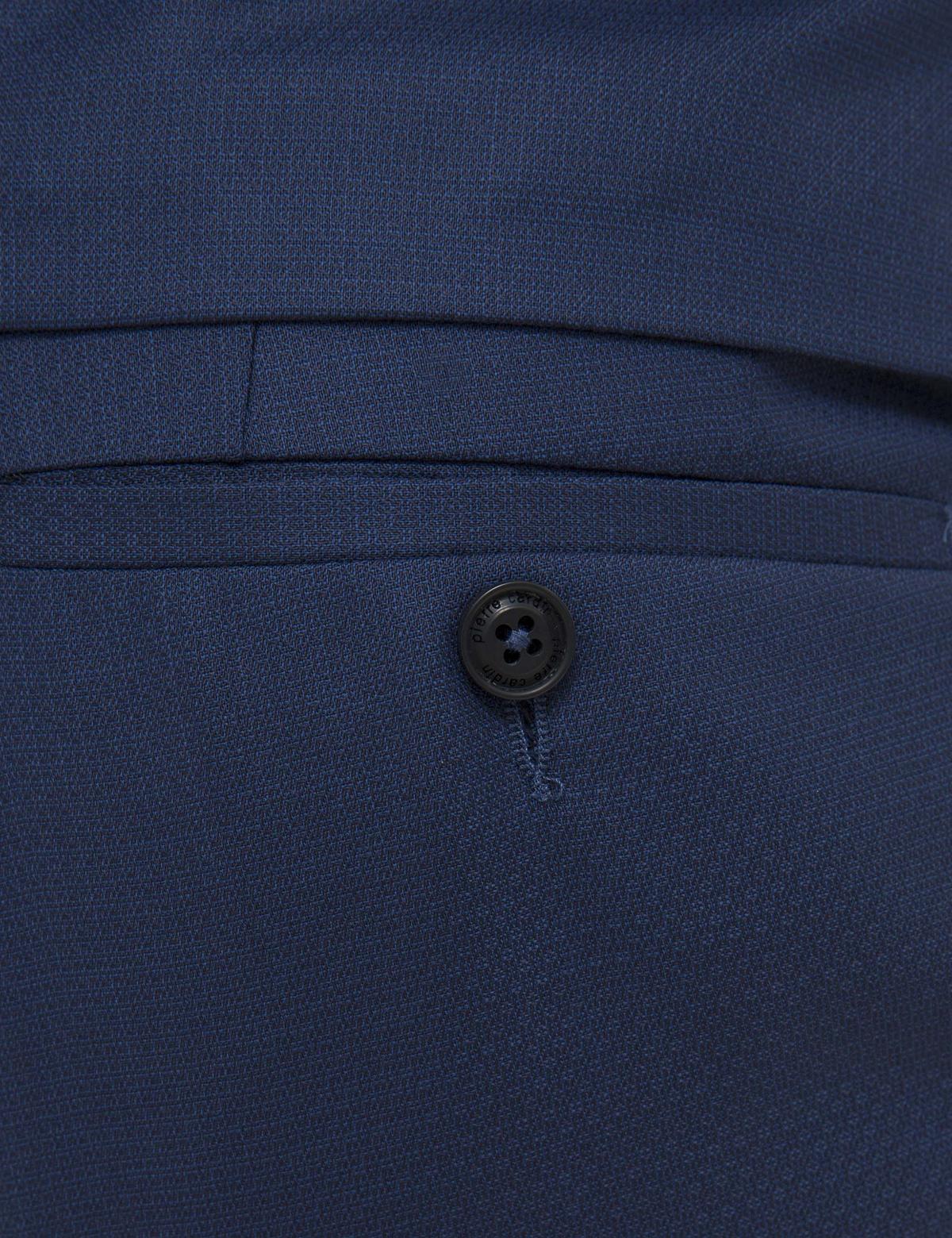 İndigo Mavi Slim Fit Takım Elbise - 50229846074