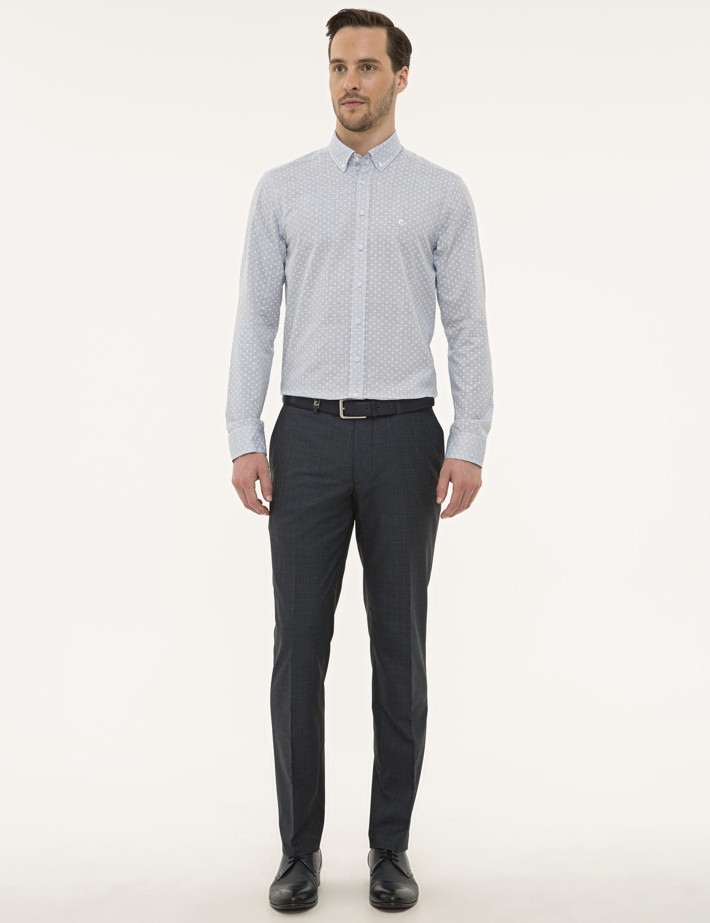 Mavi Slim Fit Gömlek