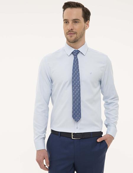 Açık Mavi Slim Fit Gömlek - 50227370012