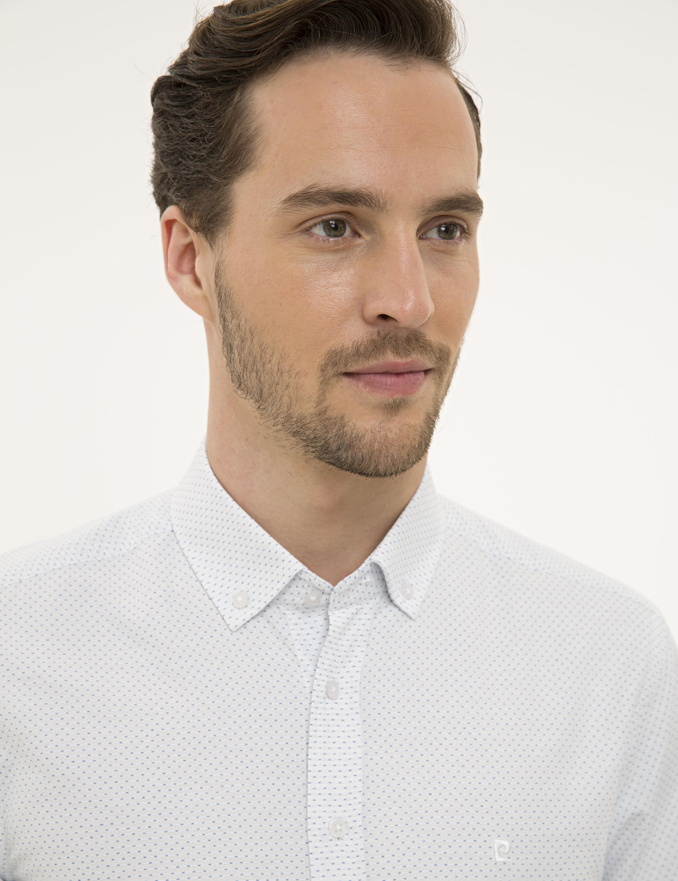 Açık Mavi Slim Fit Uzun Kollu Gömlek